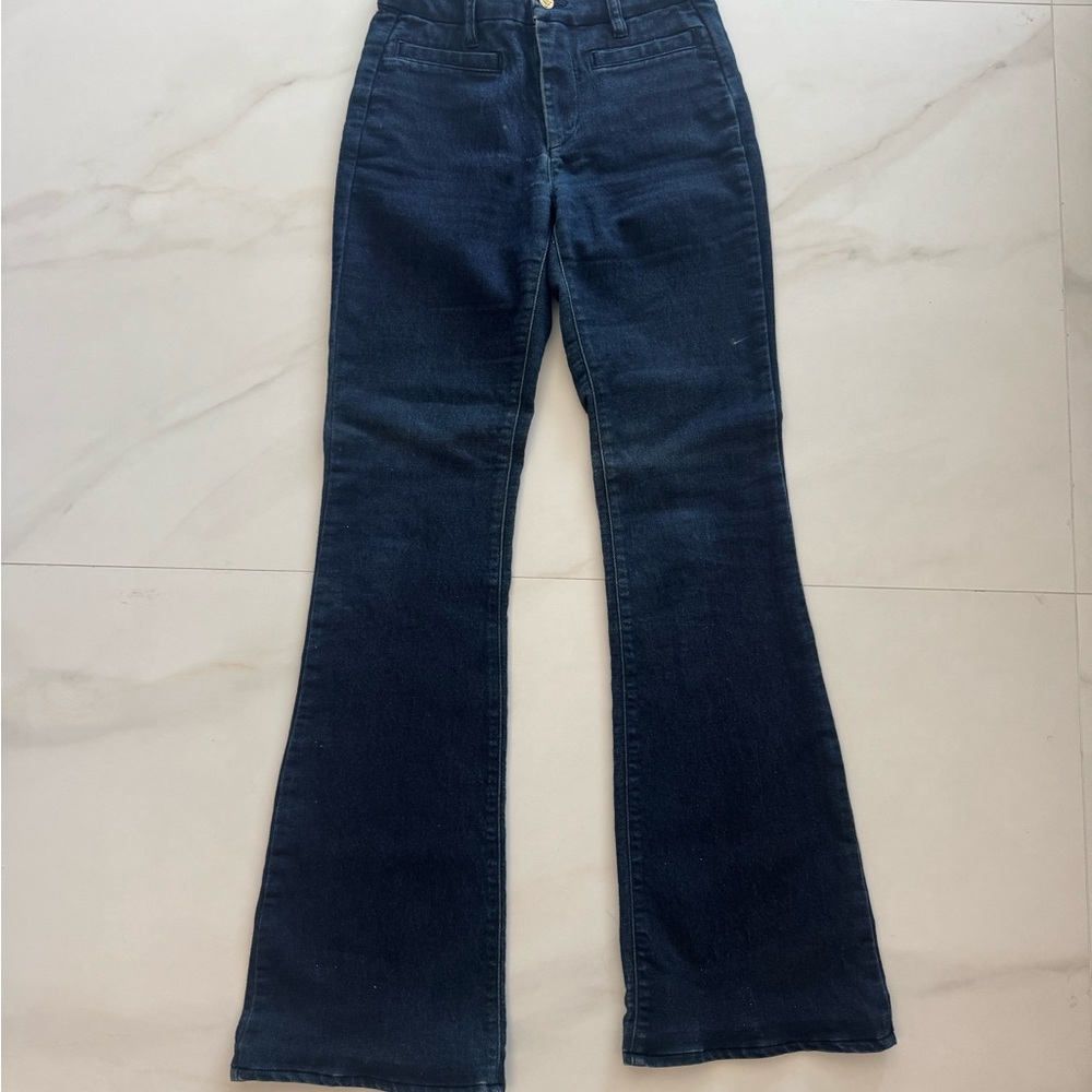 Women's Dark Indigo Flare Jeans